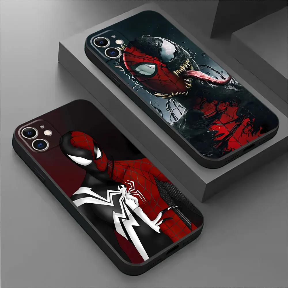 Чехол для телефона Marvel Spider Man Venom Xiaomi Redmi A2 A1 Plus 10 9 9C K40 Pro K50 Gaming 12 12C 10A 10C 9A K40s K60 Cover