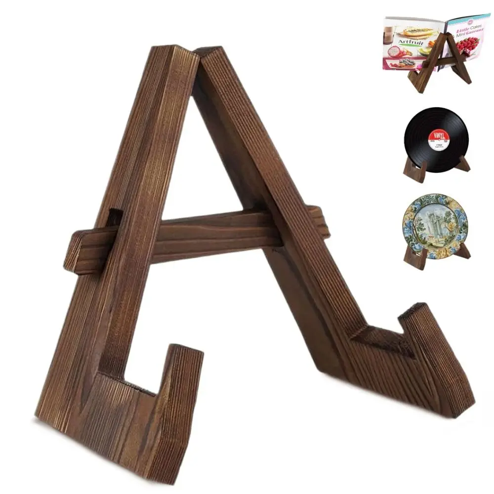 

3 шт., простые деревянные подставки для книг, нескользящая утолщенная настольная книжная полка, держатель для книг, школьный офис