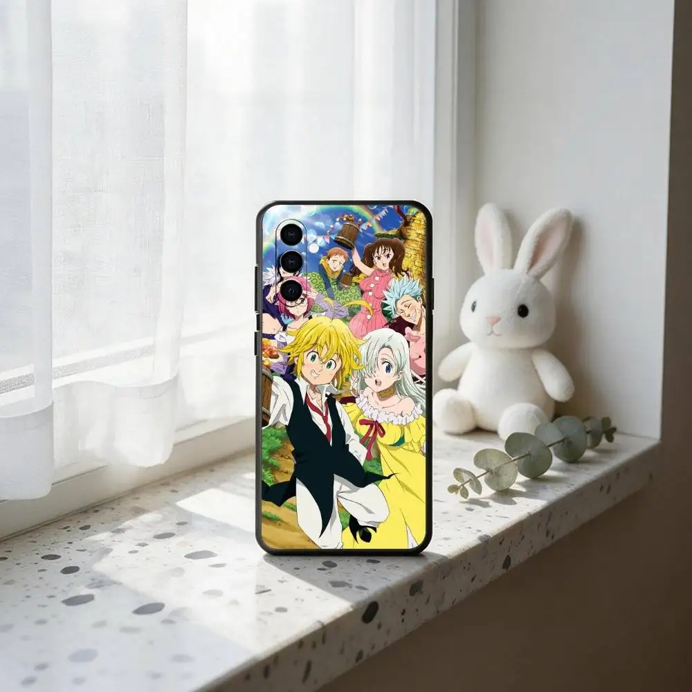 Чехол для телефона T-The S-Seven Deadly Sins, черный, силиконовый, мягкий, для Samsung Galaxy A73, A72, A71, A70, A53, A52, A51 (art.: 3920da13122be) - 3920da13122be