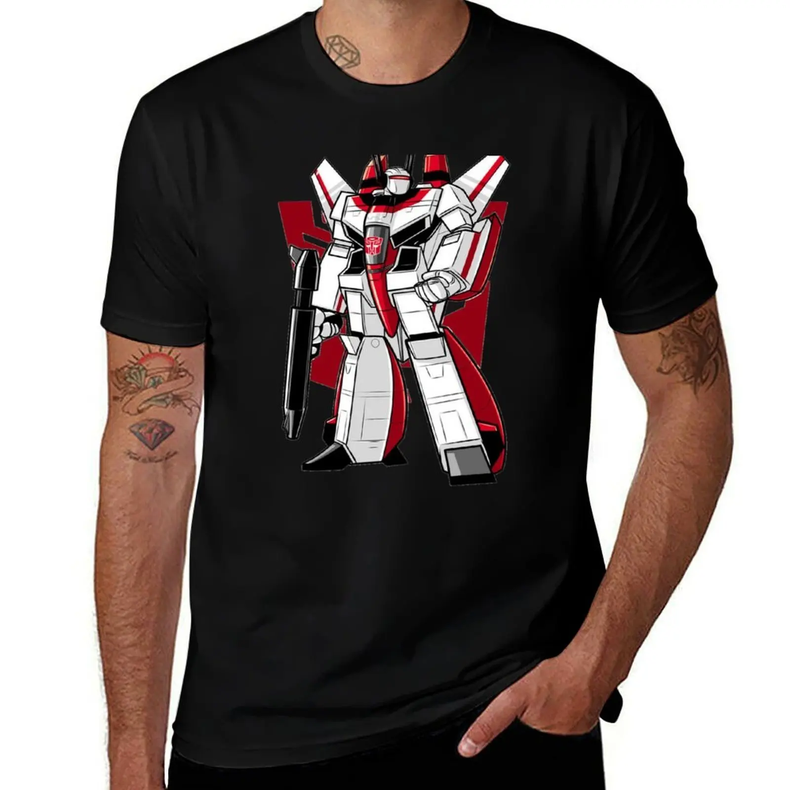 Фото Футболка Jetfire Autobot, мужская роскошная футболка.