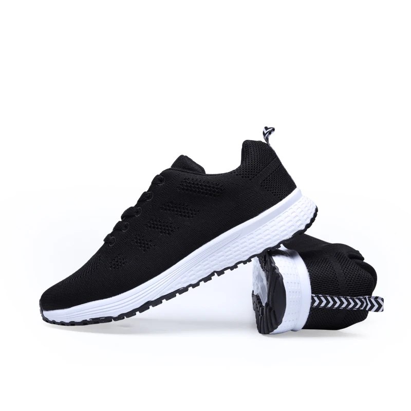 Women Casual Shoes Fashion Breathable Walking Mesh Flat Shoes Sneakers Women Gym Vulcanized Running Shoes White Female Footwear