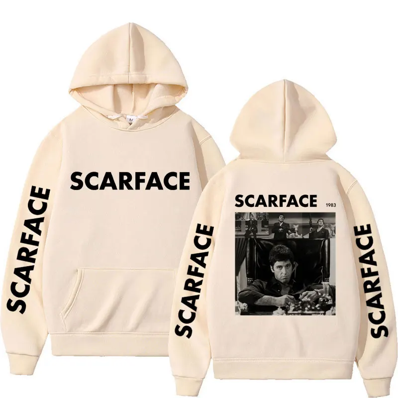 Толстовка Dshztooma с принтом Тони Монтана