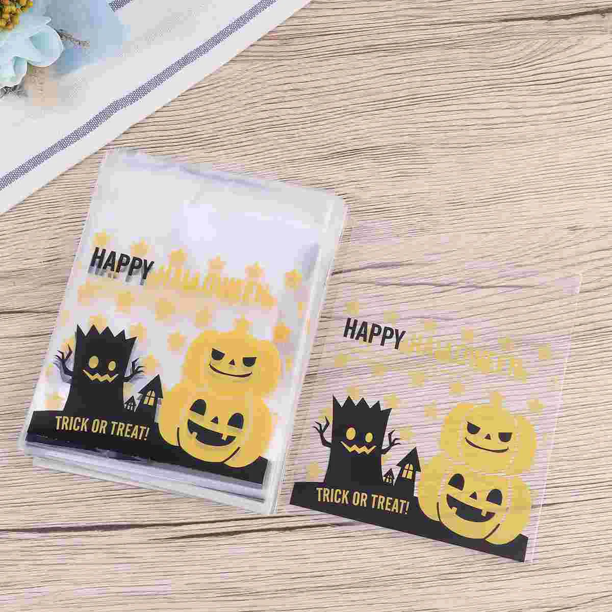 

100 Bags Tree Self-adhesive Packaging Bag for Chocolate