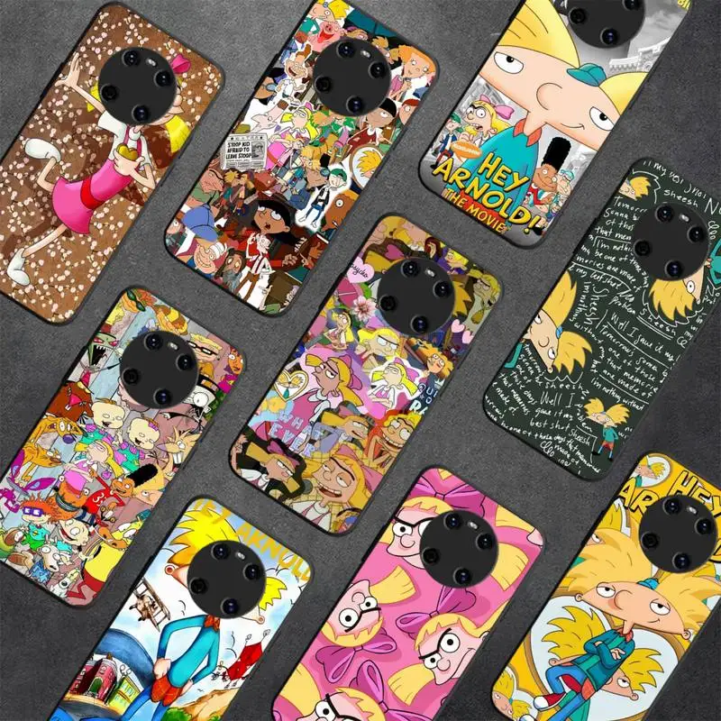 

Hey Arnolds Cartoon Phone Case for Huawei Y 6 9 7 5 8s prime 2019 2018 enjoy 7 plus