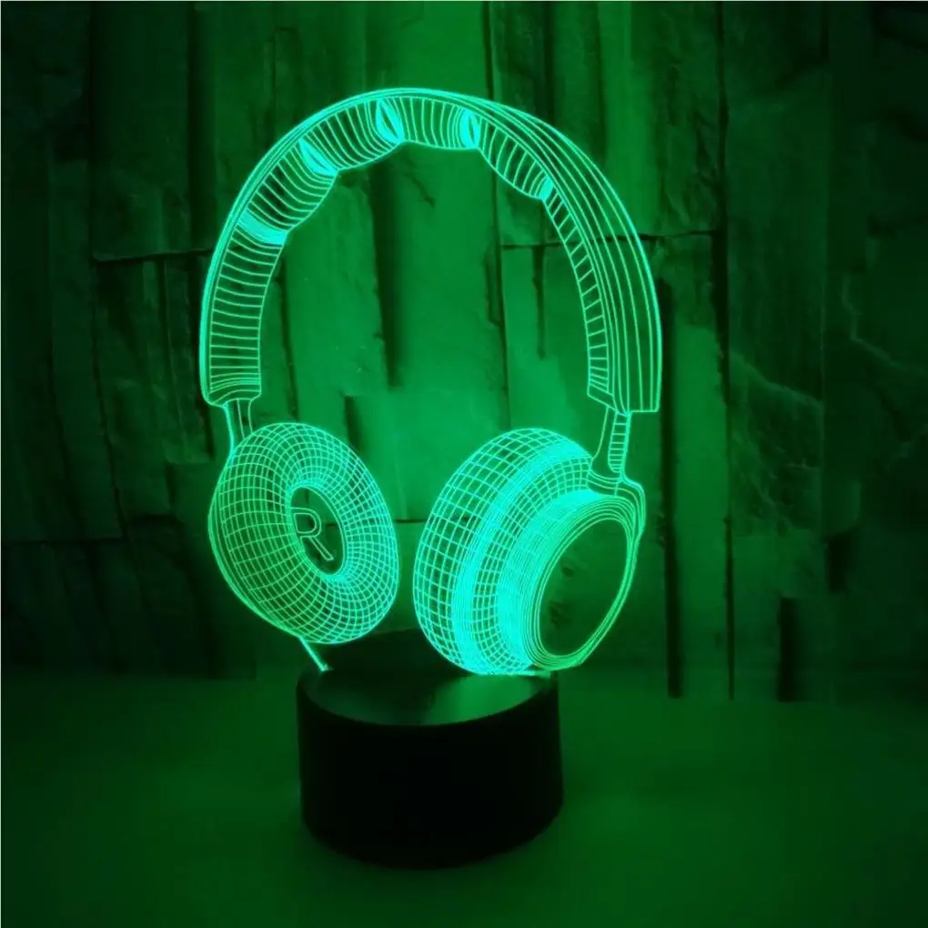 

3D Night Lamp Bedside Remote Control Small Lighting Ornament LED Light