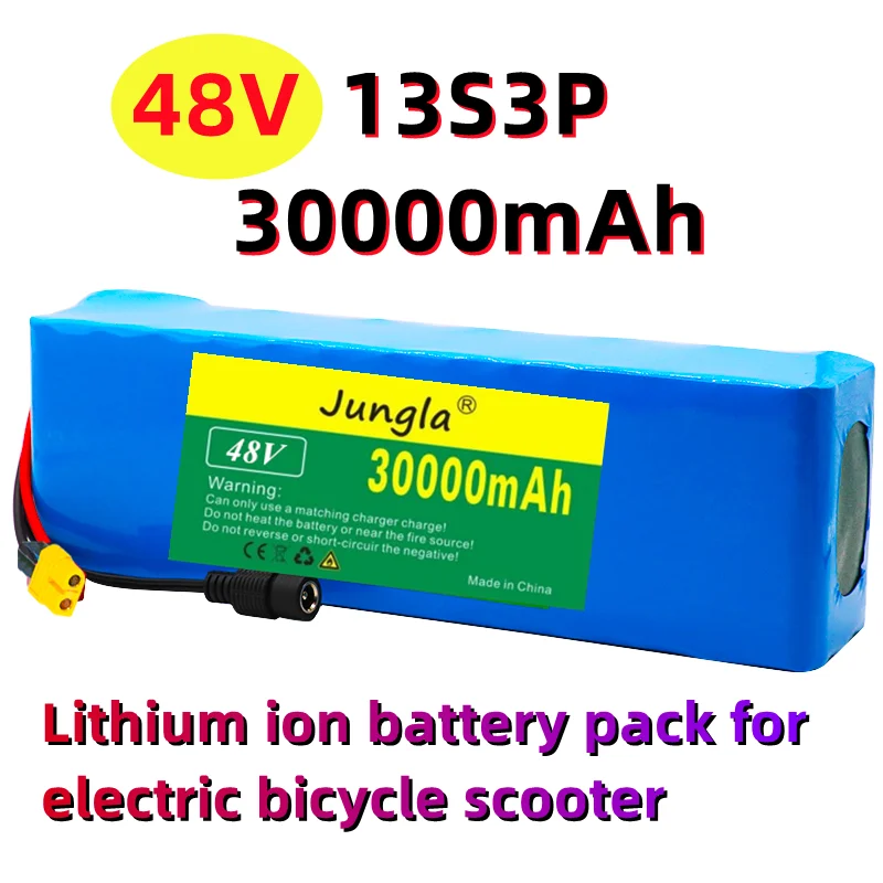 

Литий-ионный аккумулятор XT60, 48 В, 30 Ач, 1000 Вт, 13S3P, 54,6 в