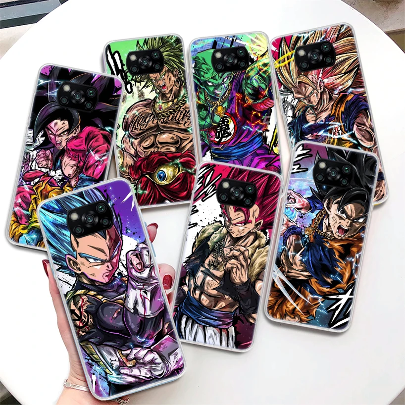 

Anime Dragon Ball Trend Coque Phone Case For Xiaomi Poco X3 Nfc X4 M3 M4 Pro M2 F3 F2 F1 Mi Note 10 A1 A2 A3 Lite CC9E Soft Cove
