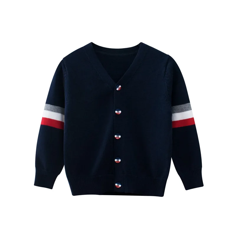 Осенняя детская одежда из натурального хлопка зимний джемпер для маленьких