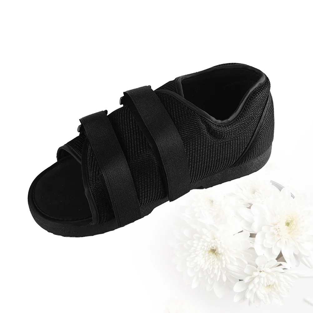 

Widened Adjustable Shoes Fat Wide Surgery After Injury Deformed Thumb Shoes (ML Black)