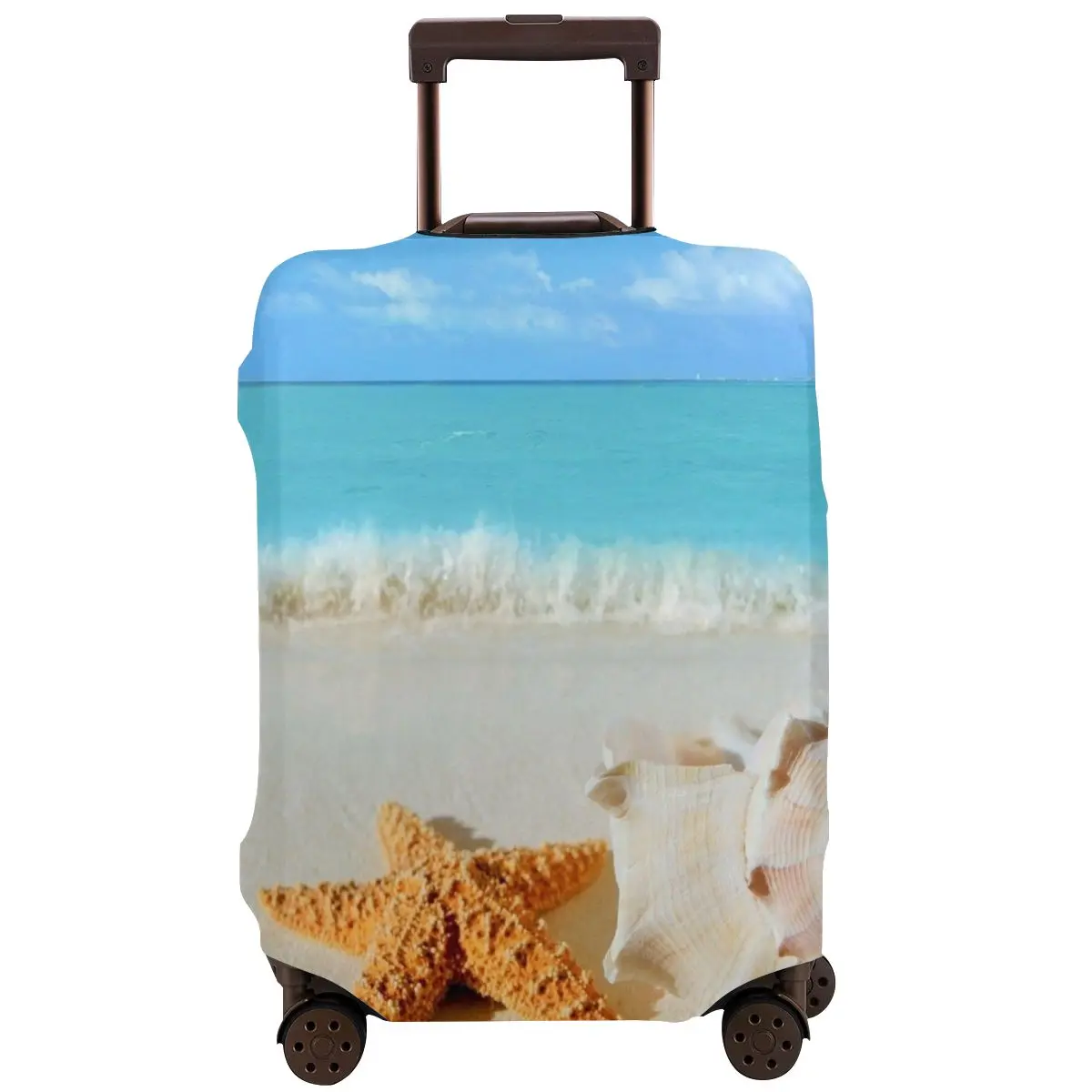 

Croatia Holiday Washable Luggage Protective Cover Luggage Protective Case Travel Thick Durable Cover Polyester Baggage For 18-32