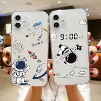 spaceman fun phone cases for iphone se 2020 6 6s 7 8 11 12 13 mini plus x xs xr pro max cases funda