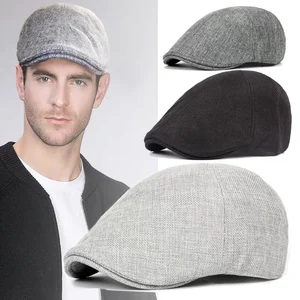 Imported New Men Berets Spring Autumn Winter British Style Newsboy Beret Hat Retro England Hats Male Hats Pea
