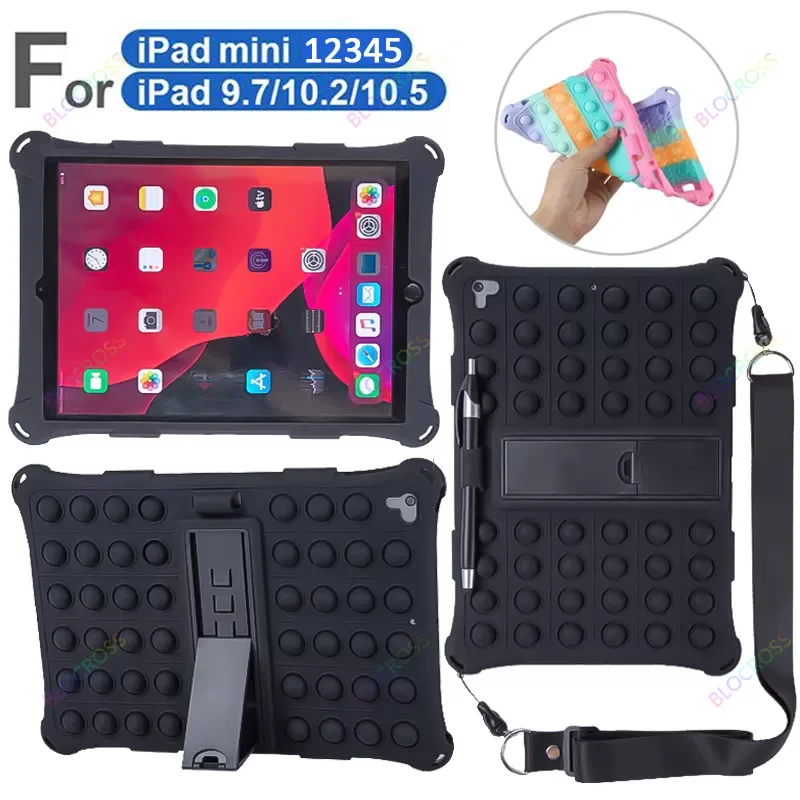 

Нетоксичный силиконовый чехол-подставка для IPad 10,2 IPad 9,7 Mini 4 5 IPad 10,5