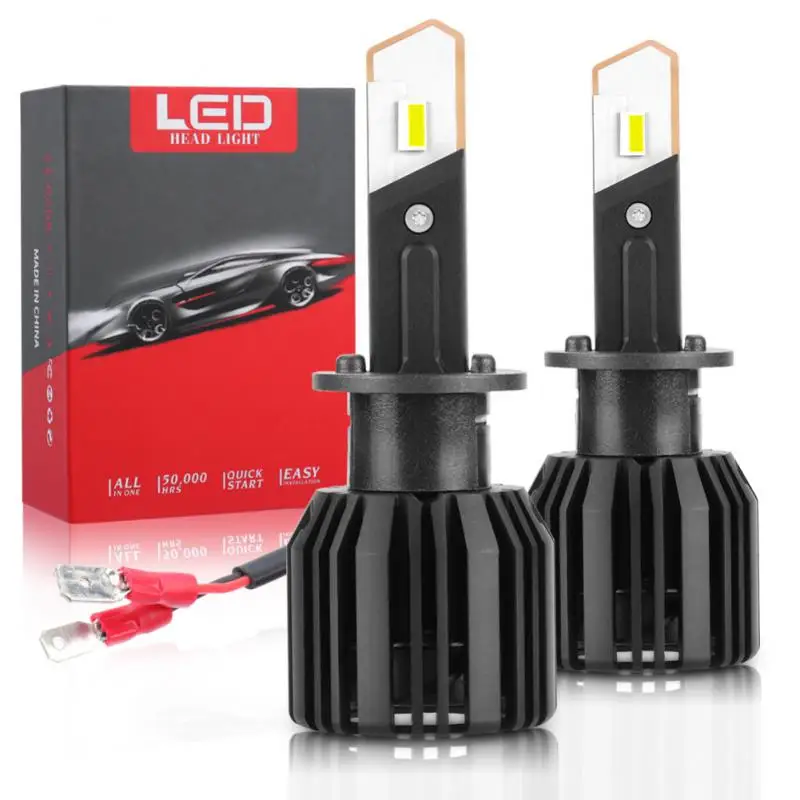 

1Pair S9 Car Led Headlights H1 6000K 8000LM Headlamp IP68 Waterproof Auto Led Head Lamp Bulbs For Truck SUV Vehicle