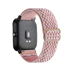 Ремешок для Amazfit GTS22eGTS2 MiniGTR 4247 ммGTR22e, эластичная нейлоновая петля, регулируемый ремешок для браслета Amazfit bip, 20 мм 22 мм