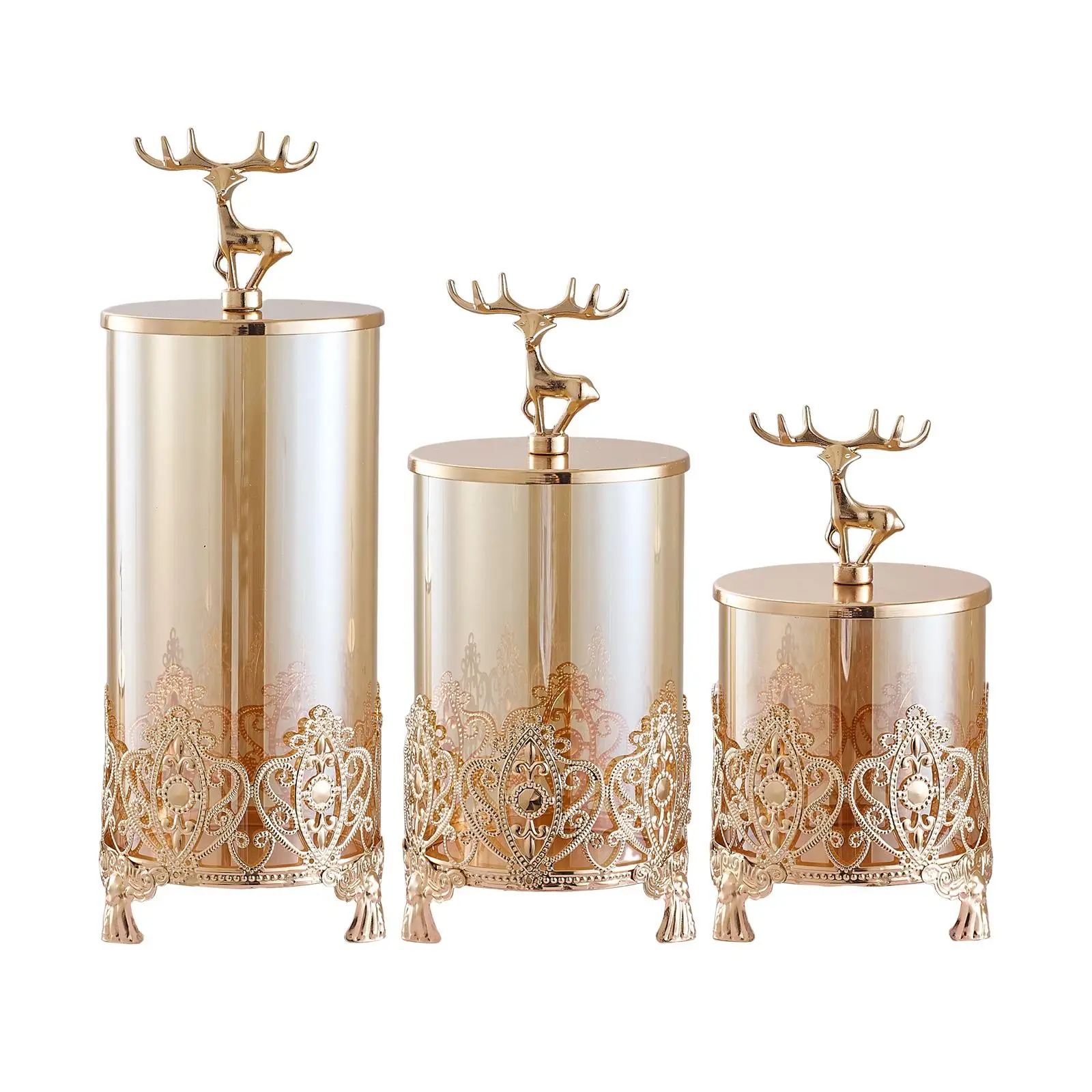 

Elegant Candy Jar Dessert Display Container Candy Bowl European Style Candy Jar for Candy Biscuits Dried Fruit