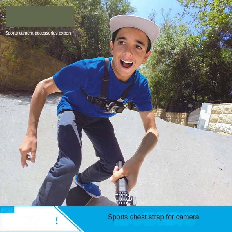 Chest Strap mount belt for Gopro hero 11 10 9 8 7 6 5 4 Insta360 R X2 X3 DJI Action 3 2 camera Harness Go Pro SJCAM Accessories