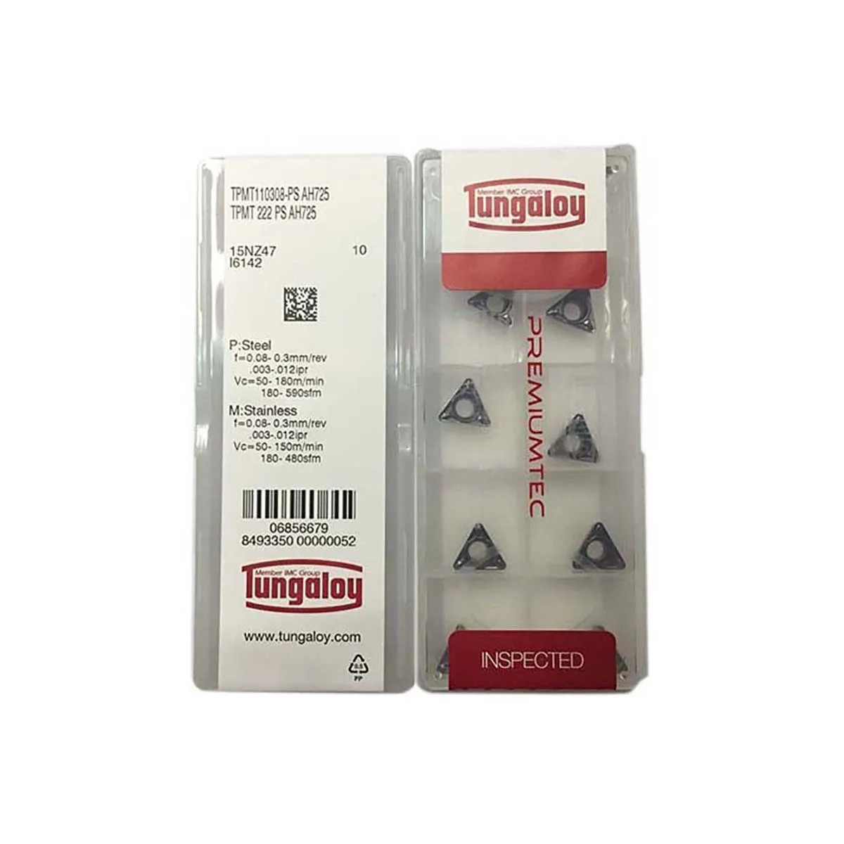 Оригинальный TPMT Tungaloy 090202 090204 090208 110304 110308 16T304 16T308-PS AH725 NS530 NS9530 Токарная вставка