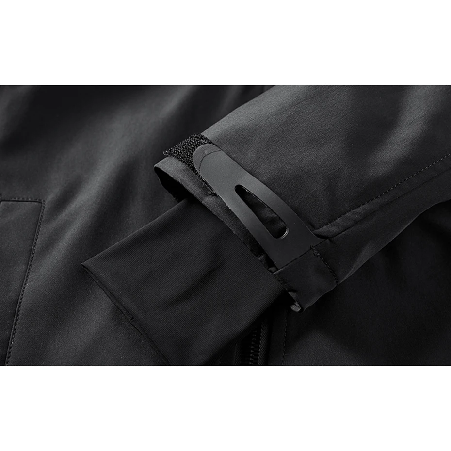 Куртка Techwear мужская с капюшоном уличная одежда пальто несколькими карманами