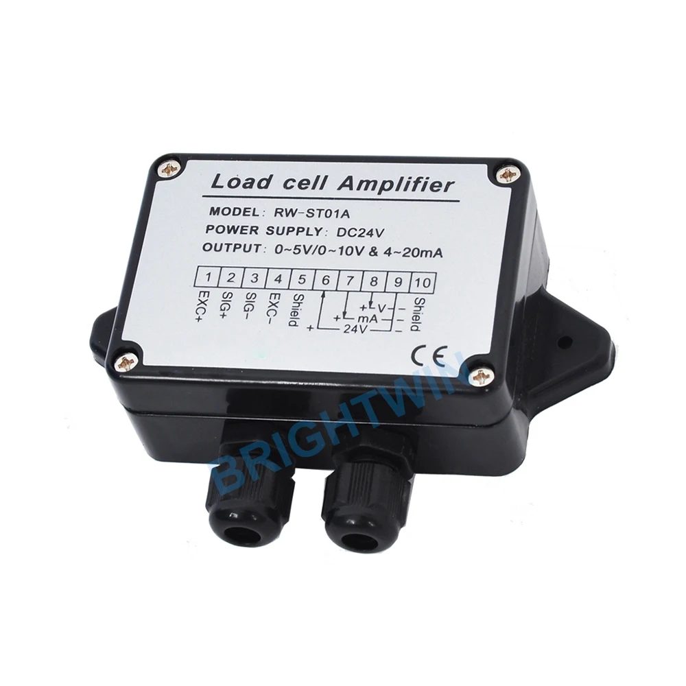 

Precision Water-proof Load Cell Amplifier 4-20mA 0-5V 0-10V Out Weight Sensor Signal Converter Full-bridge Weighing Transmitter