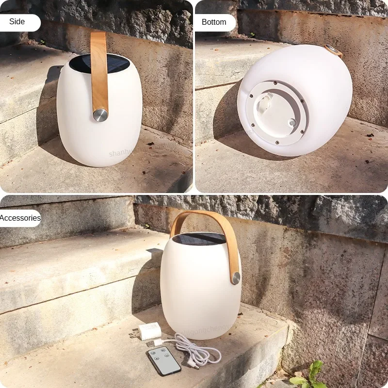 Уличные кемпинговые портативные лампы с солнечной зарядкой для планшетов