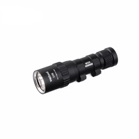 w35b rail tactical light 18350 large capacity battery waterproof flashlight