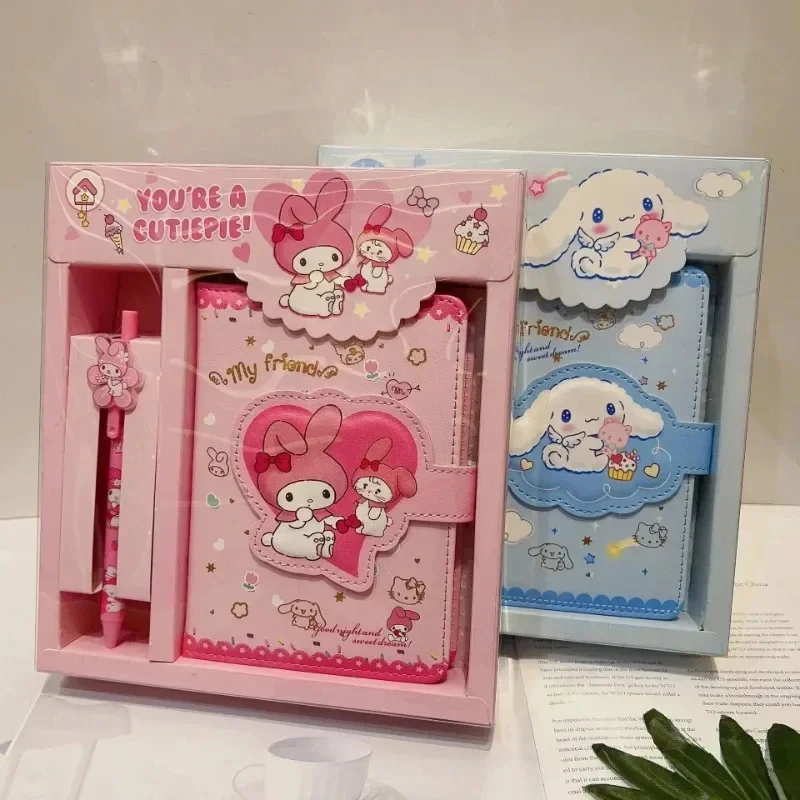 Sanrio Cinnamoroll Hello Kitty блокнот гелевая ручка Kuromi портативный набор канцелярских