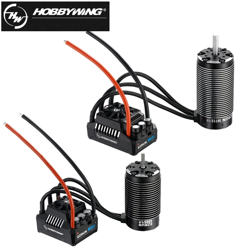 HobbyWing EZRUN SL 4985-1650KV/5687-1100KV 4-полюсный бесщеточный двигатель с MAX6 160A