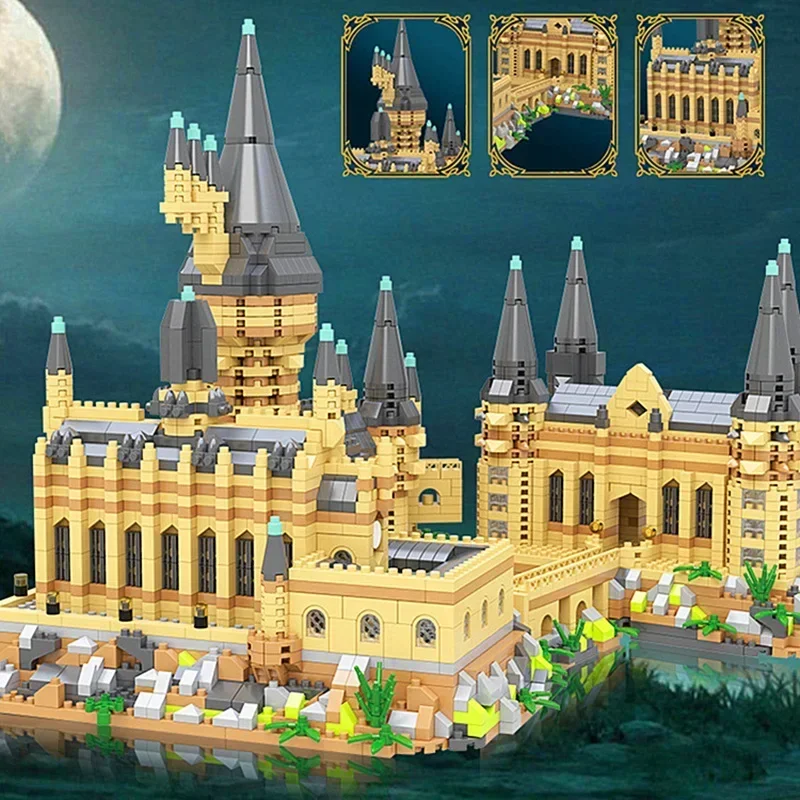 2900 шт. алмазный мини-блок Academy волшебный замок колледж Streetview архитектурная модель
