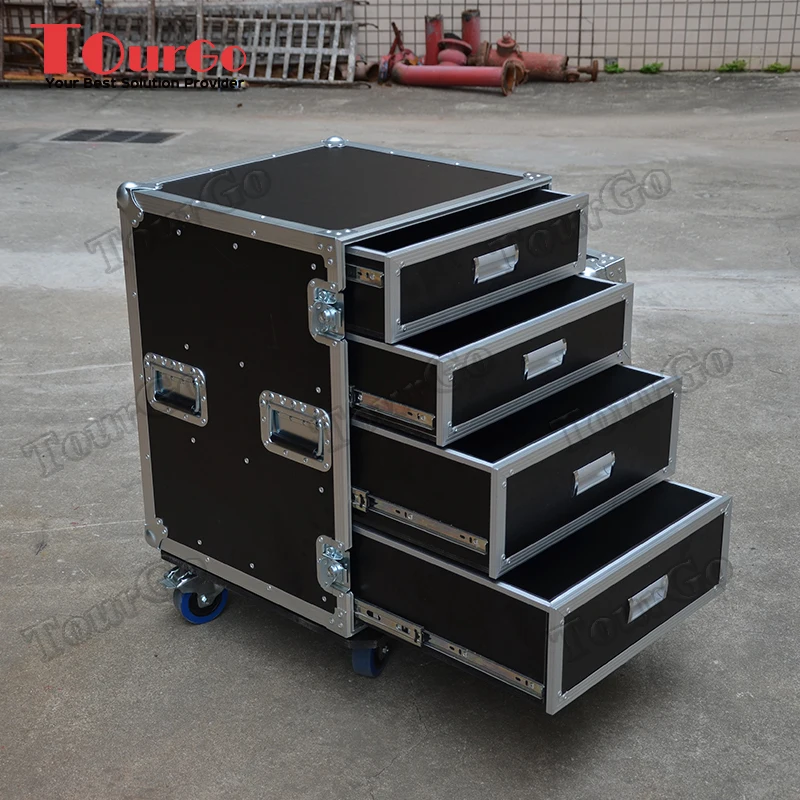 TourGo Custom 12U стойка для хранения с колесами