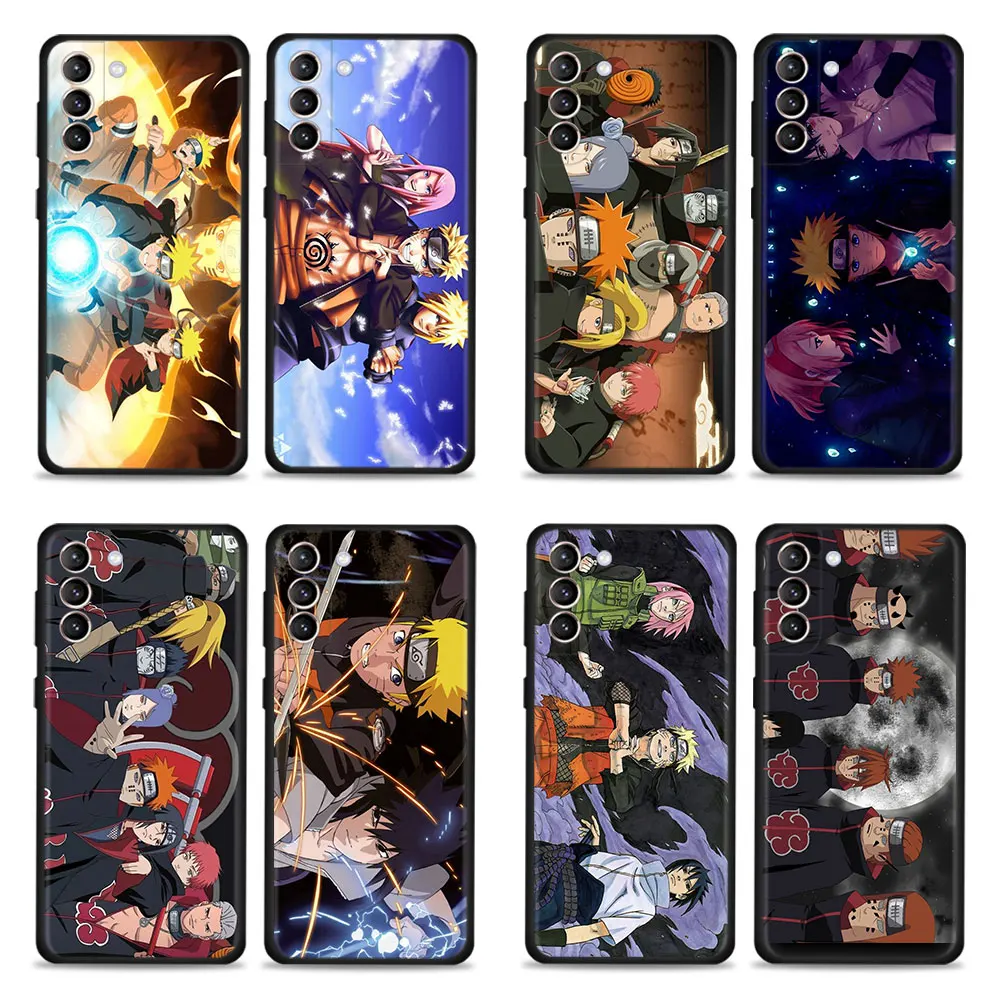 

Comic Naruto Kakashi Akatsuki Case For Samsung Galaxy S21 S20 FE S22 S21 S20 Ultra S10 S9 Plus Cover S8 Silicone Funda
