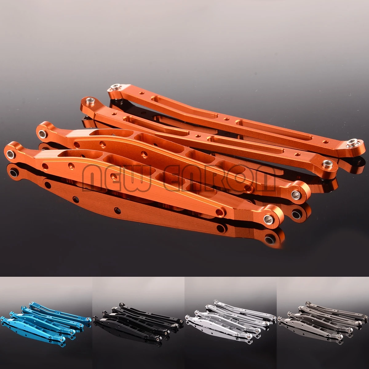 

Новинка, алюминиевое заднее нижнее и верхнее шасси ENRON, соединительное звено AX31109, 4 шт. для радиоуправляемого гусеничного автомобиля 1:10 Rock г...