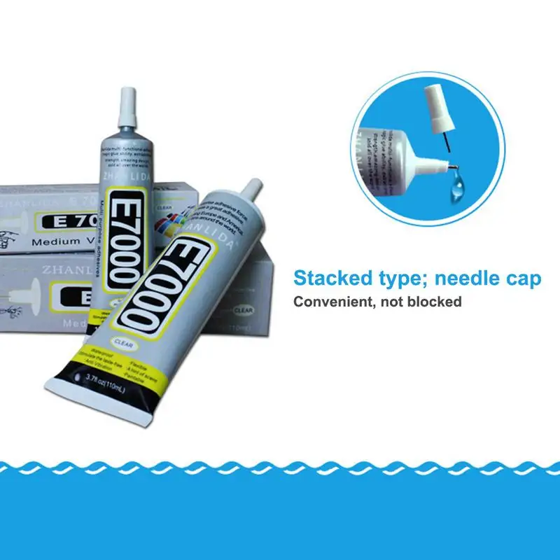 

E7000 Liquid Glue 50ml/110ml More Powerful Resin Adhesive Strength Adhesive Clear Multipurpose Super Sealant Handset DIY Touch