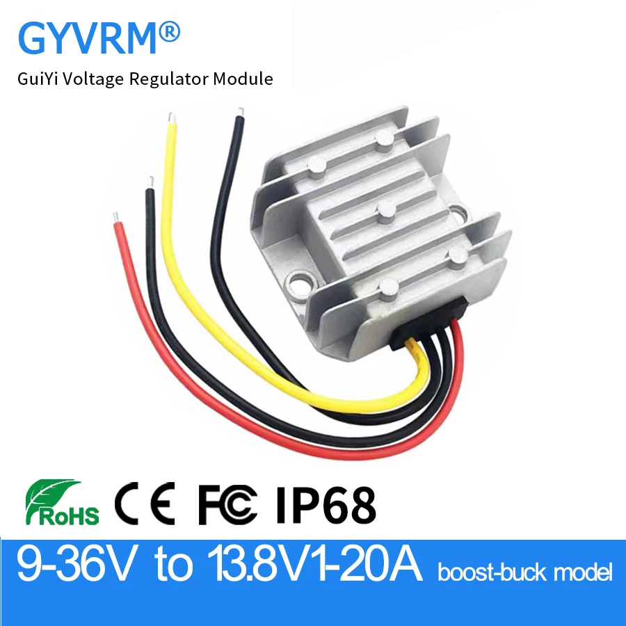 DC-DC 9-36 в до 13 8 В модуль регулятора напряжения постоянного тока батареи 12 24 1a2a10a15a20a2