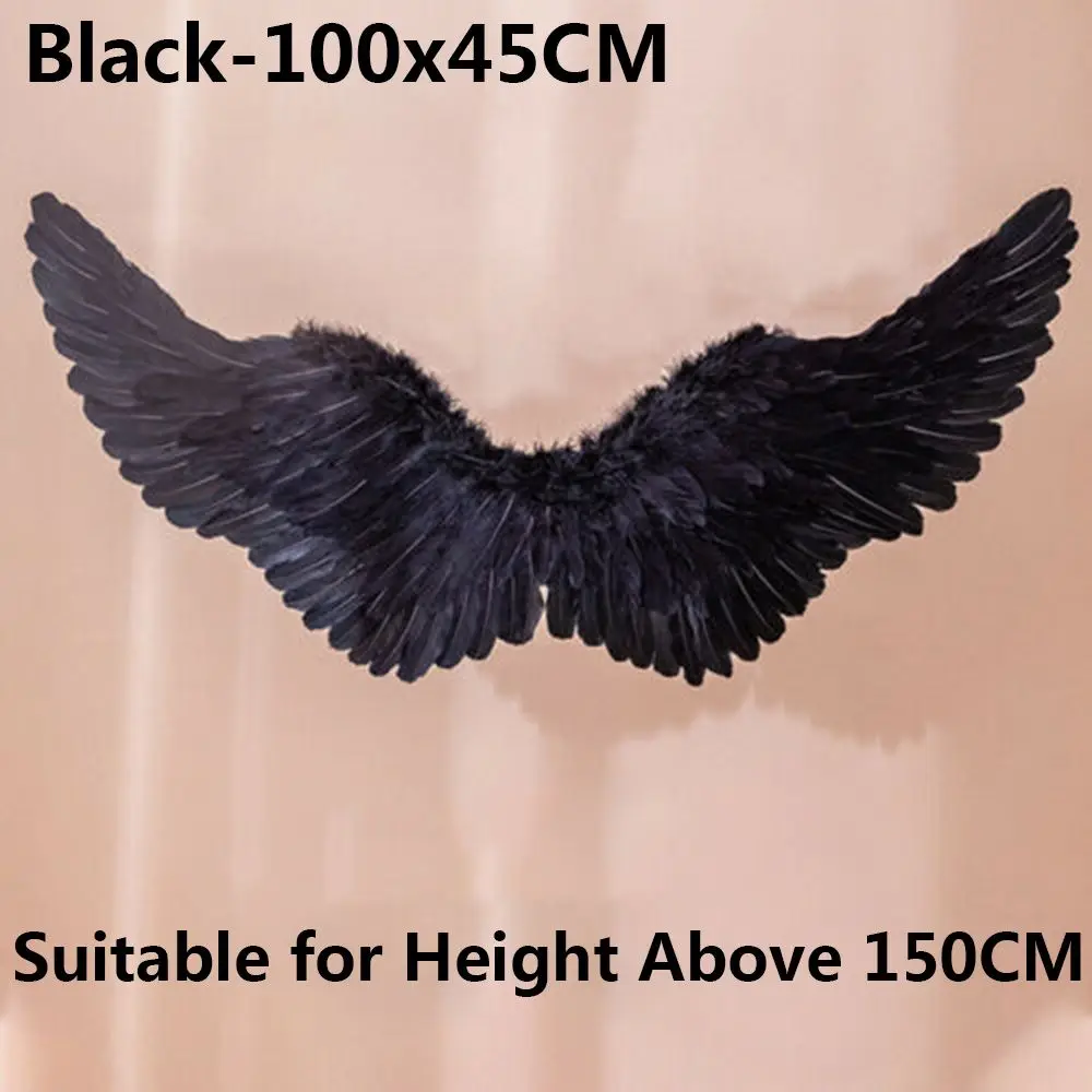 

Ангельские крылья из перьев черные/белые/красные