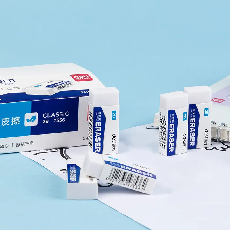 Ластики Для Карандашей Deli 5/10 Шт. 2B Мягкие Детей Экзамен Офис Эскиз Очистка