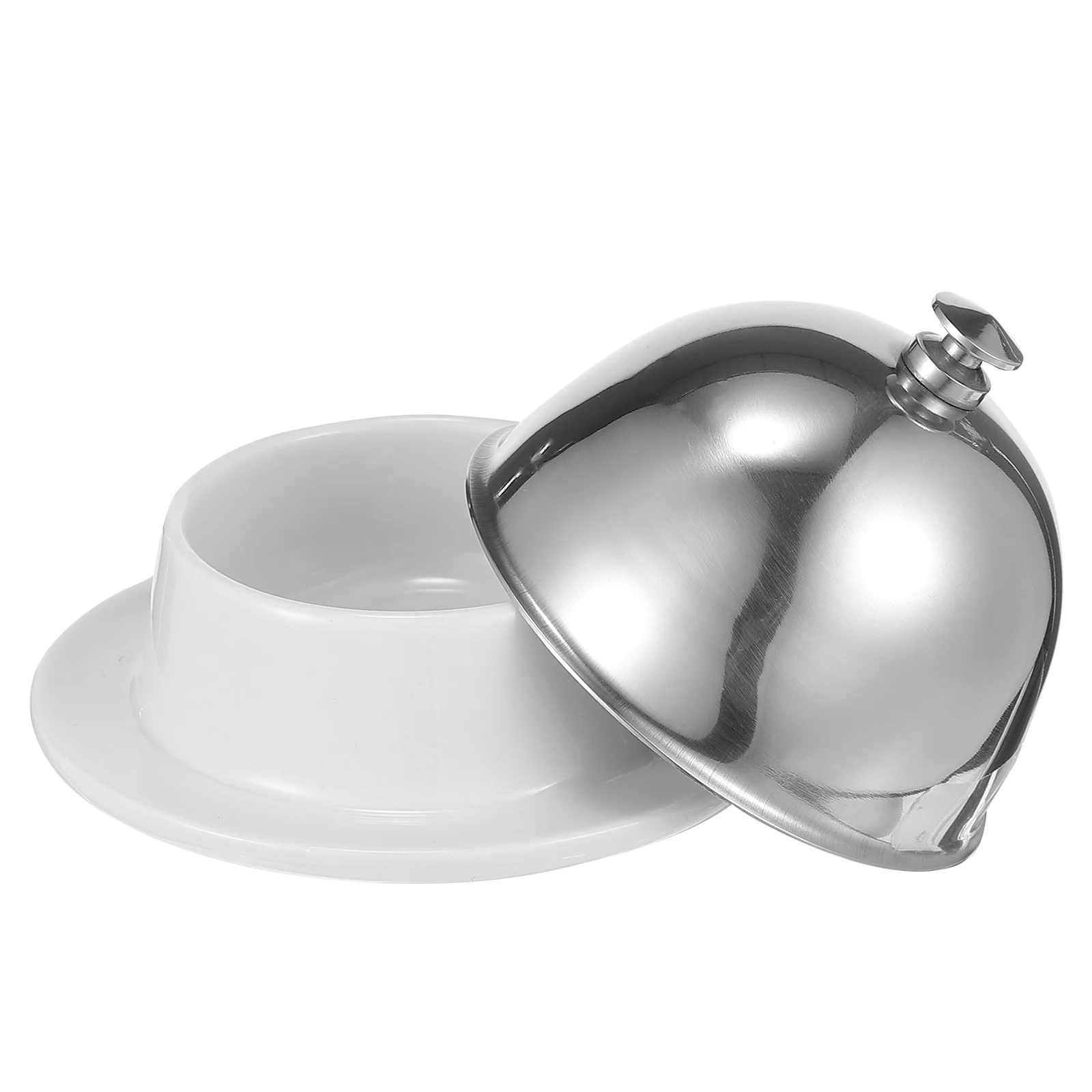 

Butter Dishdome Cake Plate Box Cover Sauce Lid Cheese Soy Dessert Tray Covers Ceramic Stand Bowls Stands Wedding Cupcake Display