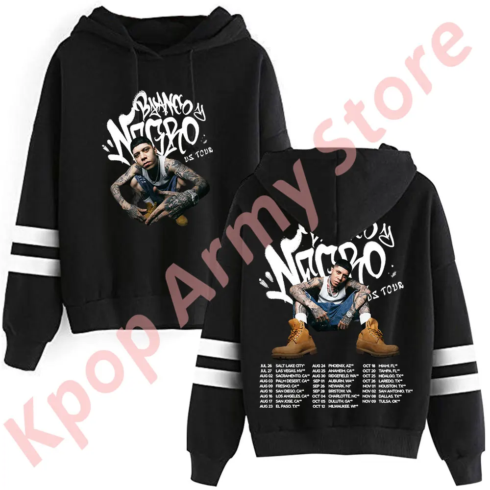 Santa Fe Klan Blanco y Negro Tour Merch пуловеры унисекс модные повседневные толстовки с длинными