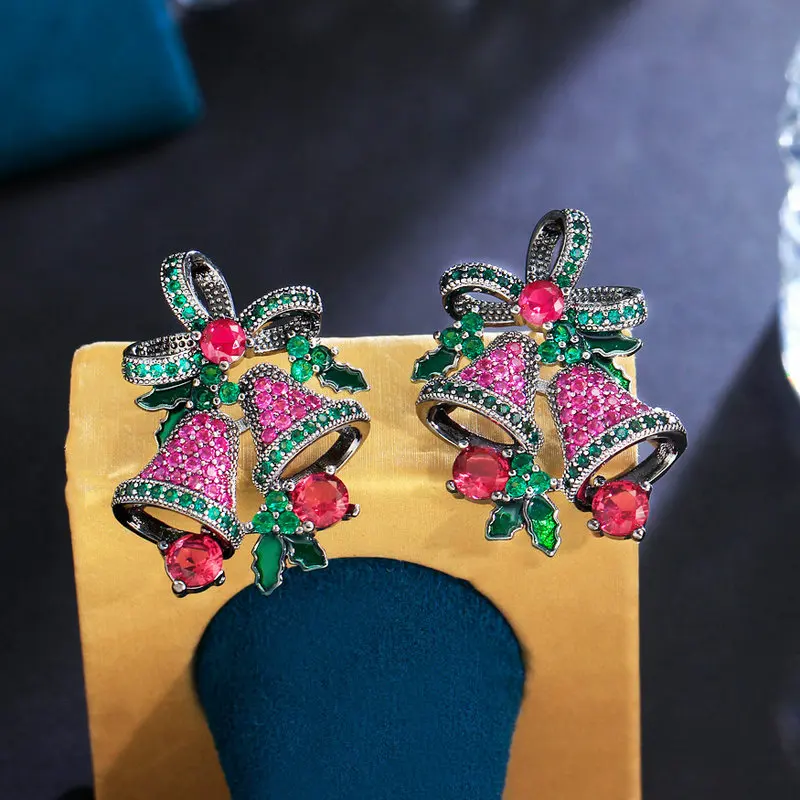 SINZRY горячая распродажа Рождественский подарок кубический циркон бант