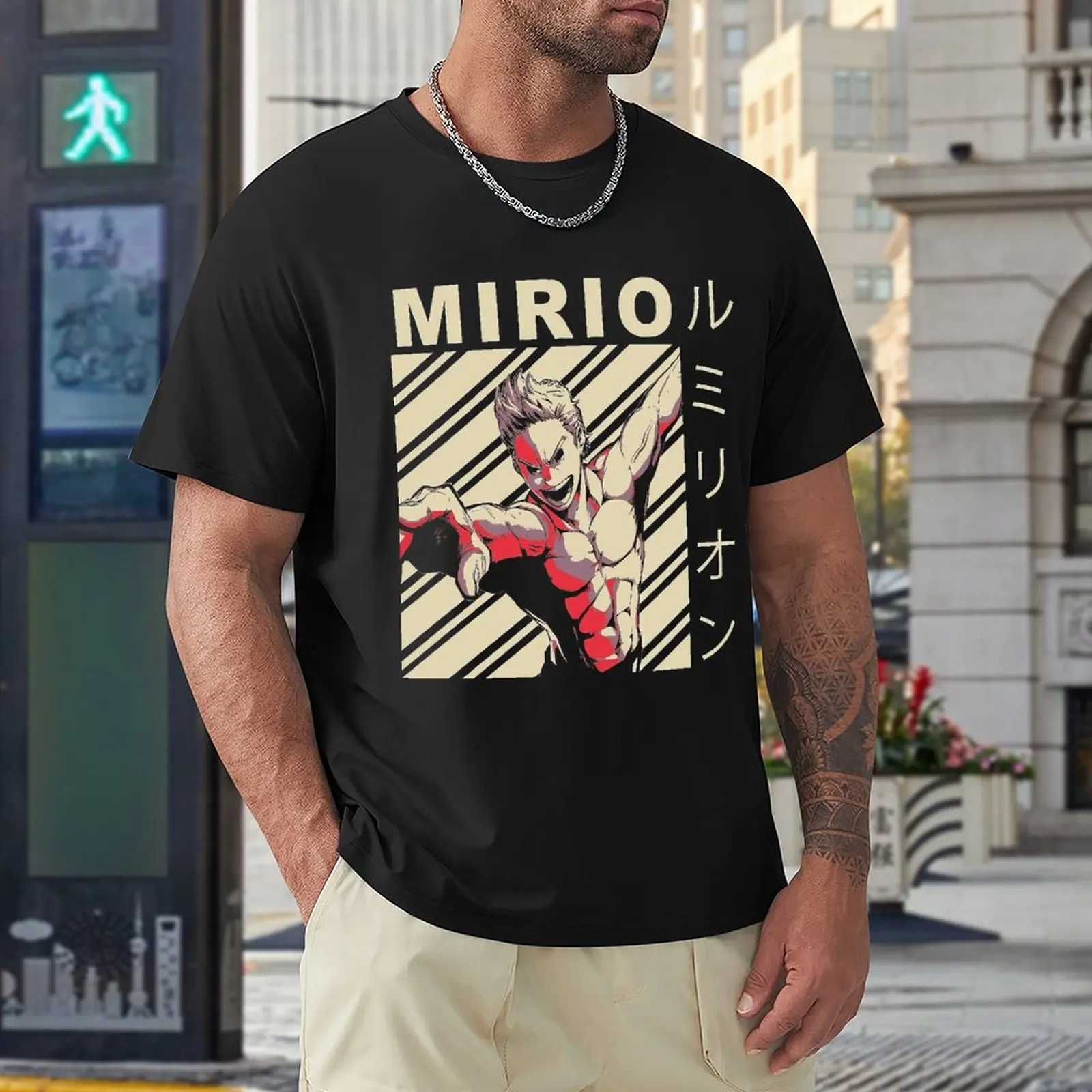 

My Hero Academia Mirio Togata Vintage Boku No Hero Academia Japan Anime T Shirts Men Shirt Fashion Clothes Graphics Sweatshirt