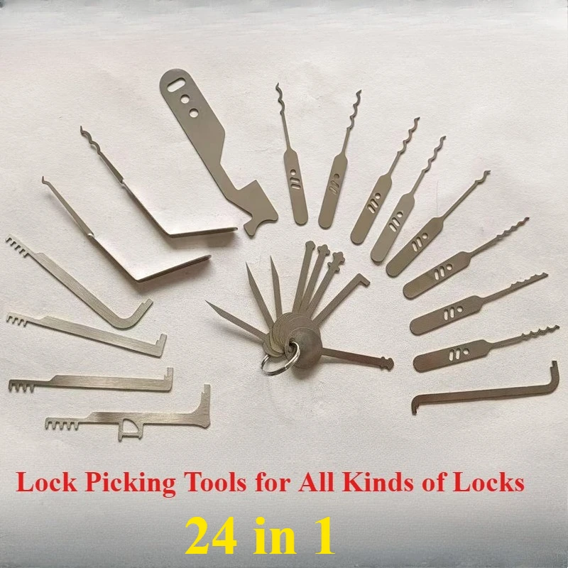 

Многофункциональный инструмент для ремонта дверей, расческа, обходной слесарь, инструменты EDC, главный замок для всех комбинированных наборов для обслуживания, наборы для отмычки, видеочаски