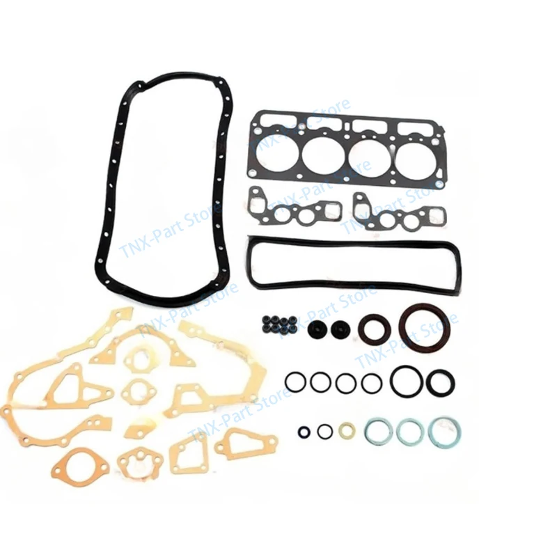 Фото Комплект прокладок 5K для TOYOTA Liteace 1.5L 1486cc + поршневые кольца, полный комплект для капитального ремонта двигателя, включая прокладку головки блока цилиндров №3