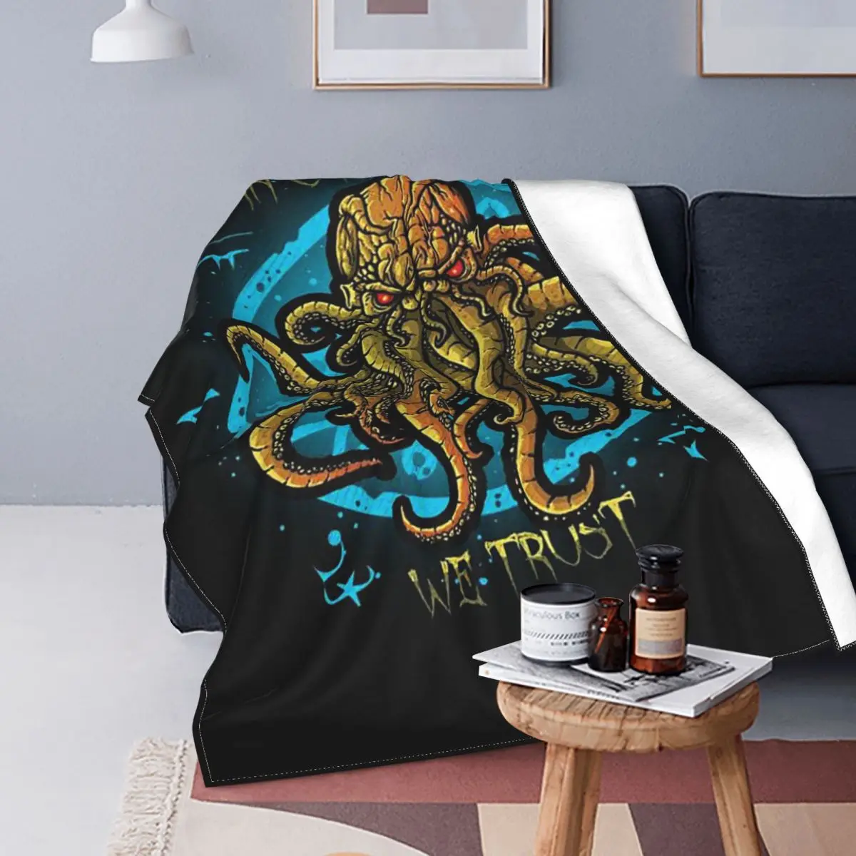 

Hastur Lovecraft Cthulhu Mythos Blanket Sofa Cover Velvet Autumn/Winter Fashion Soft Throw Blankets for Sofa Car Bedspread
