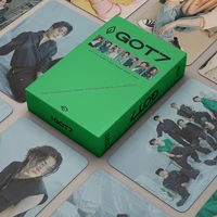 55pcsset kpop got7 new album photocard got7 is our name poster postcard lomo card gifts for women map hd photos collection