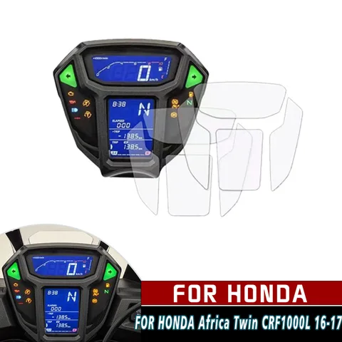 Защита от царапин на приборной панели мотоцикла, Защитная пленка для Honda Africa Twin CRF1000L CRF 1000 L 1000L 2016 2017