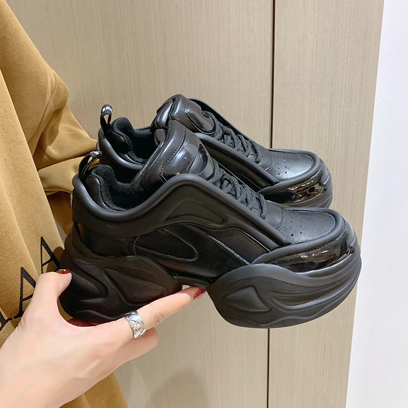 Кроссовки женские на массивной подошве повседневная обувь платформе брендовые