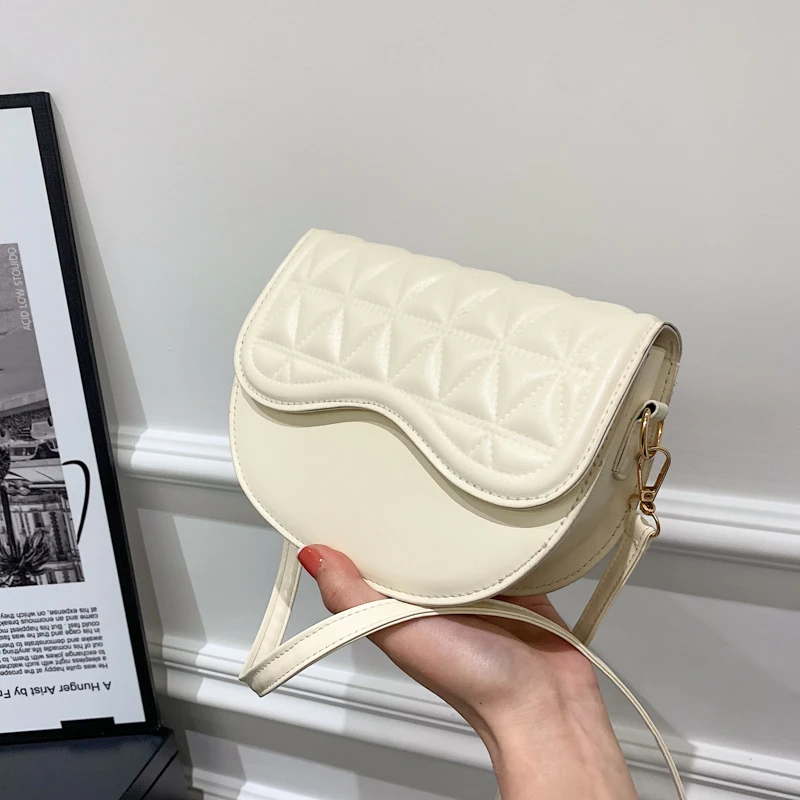 

Small Crossbody Bags for Women Luxury Designer Shoulder Messenger Bag Female Pu Leather Fashion Single Side Saddle Sac 2022