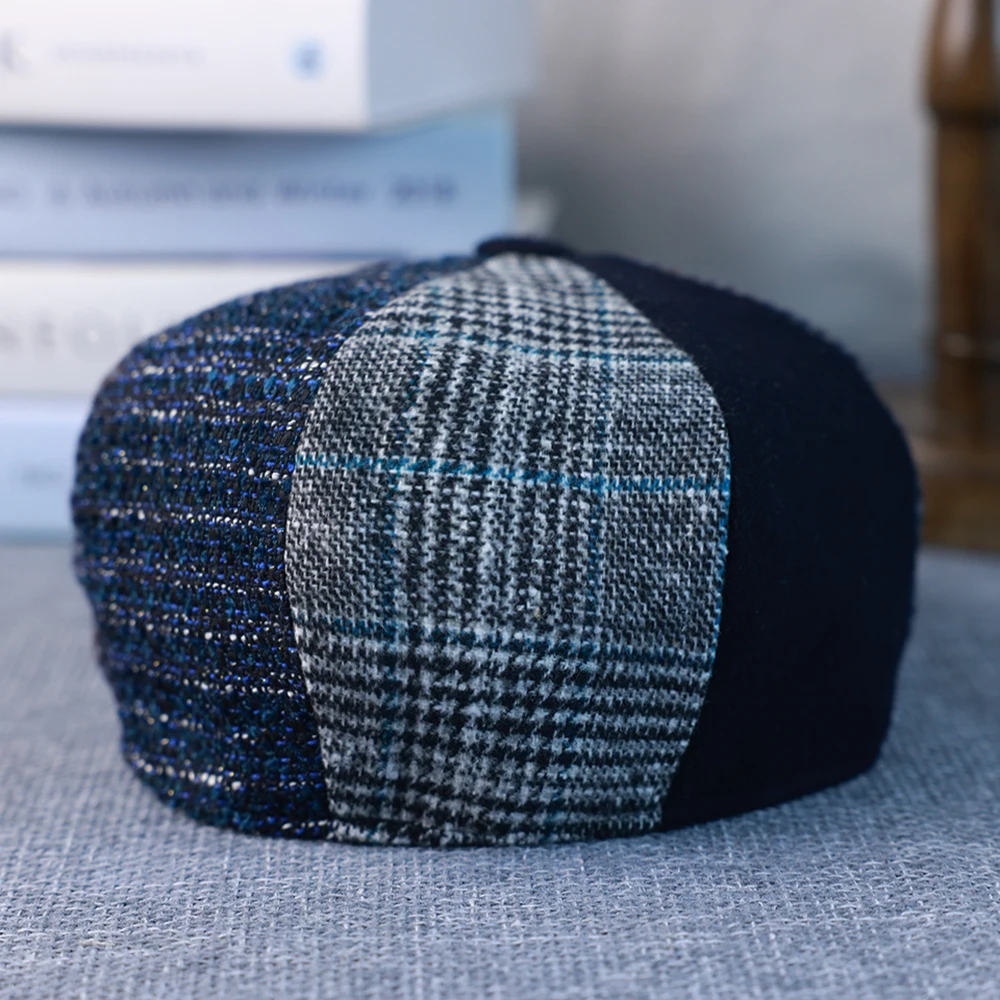 Весна осень зима мужские классические сращивающиеся Ретро британские кепки