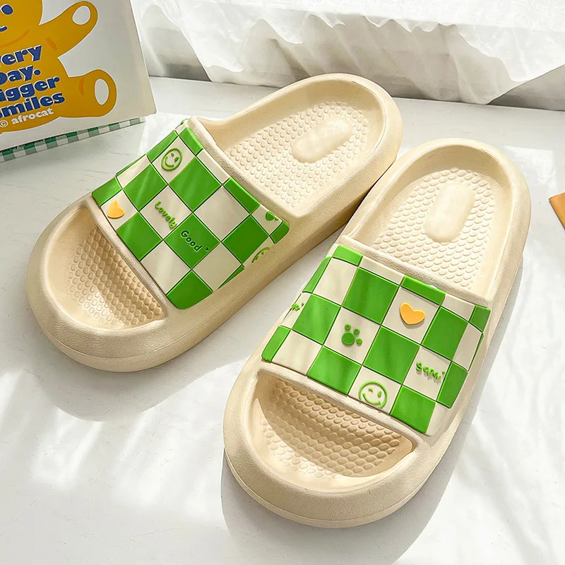 

Women Thick Platform Sole Slides Summer Fashion Beach Slippers Home Bathroom Slipper Comfortable Cloud Sandal Non-slip Flip Flop