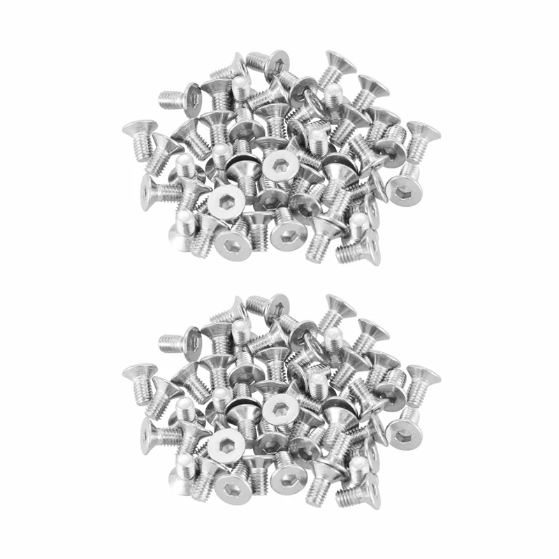 

Big Deal M3 X 6Mm Hex Socket Countersunk Flat Head Screw Bolts 100Pcs